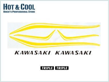 KH250/400用ライムグリーン用ラインステッカー 新品