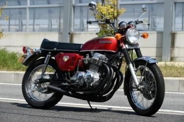 CB750K k0～k7 ショート管 ブラック マフラー CB750FOUR