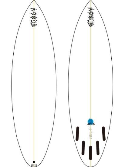 サーフィン・ボディボード acsod blue lotus ACSOD】BLUE LOTUS l ブルーロータス - insideout インサイド