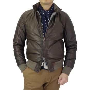 STEWART（スチュワート） LEATHER DOWN JACKET - ZABOU