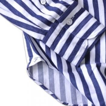 Finamore フィナモレ ロンドンストライプ シャツ