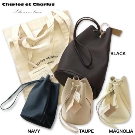 Charles et Charlus シャルル・エ・シャルリュス バケットバッグ Charles et Charlus シャルル・エ・シャルリュス バケットバッグ