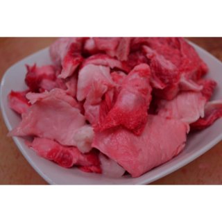 お肉屋さんの 国産 牛すじ肉 1キロセット（500g×2パック）