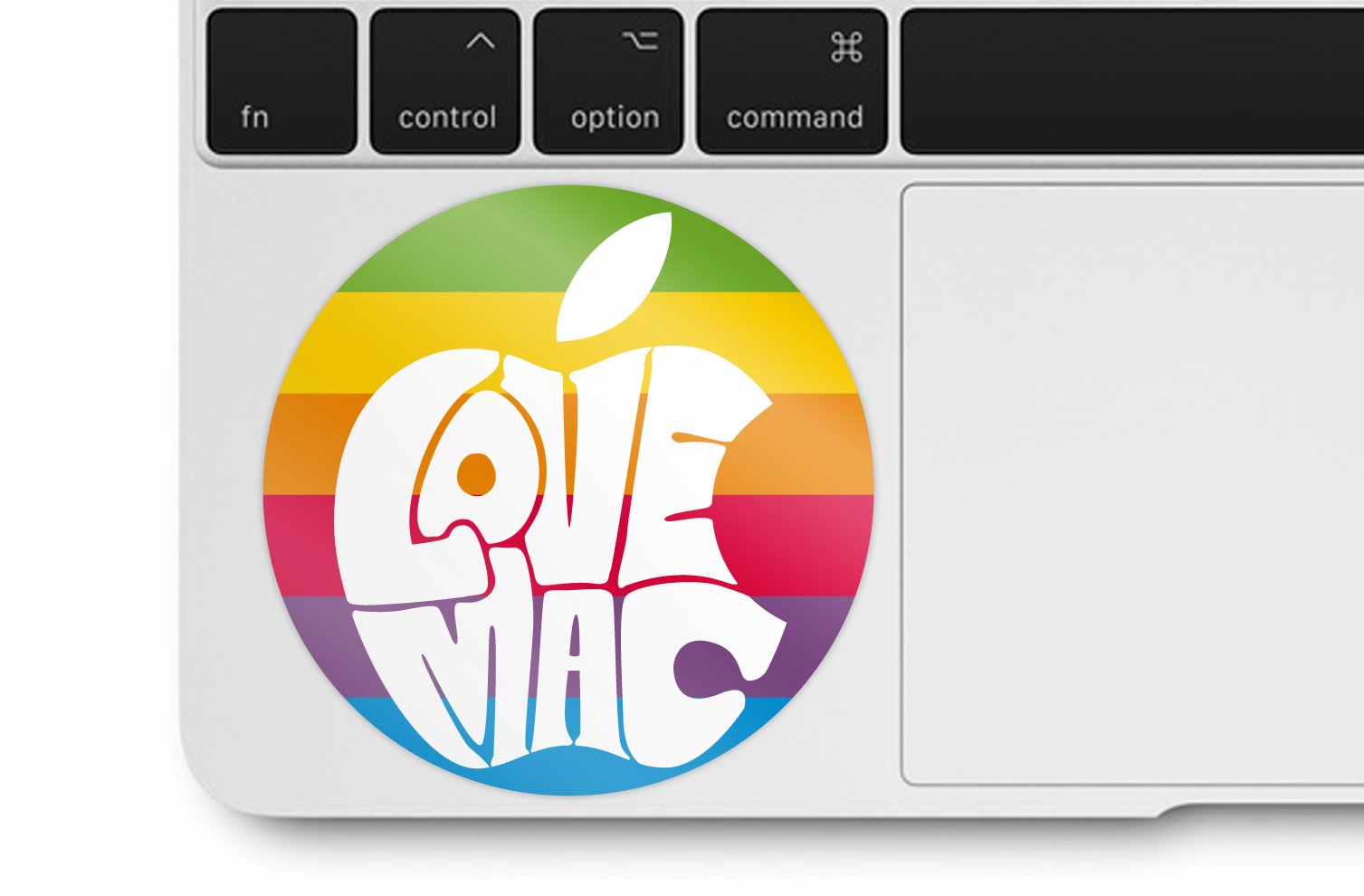 MacBook ステッカー I love Macの拡大画像