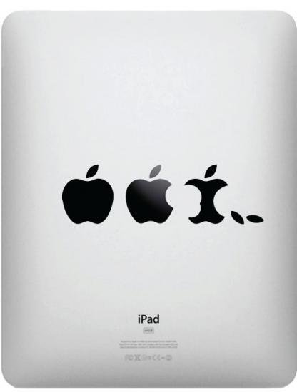 iPad対応 アートステッカー Apple Evolution - MacBook ステッカー