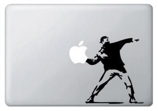 WOLFING MacBook ƥå ᡼бȥƥå Banksy Х󥯥 throwing apple 󥰥åץ ֥å