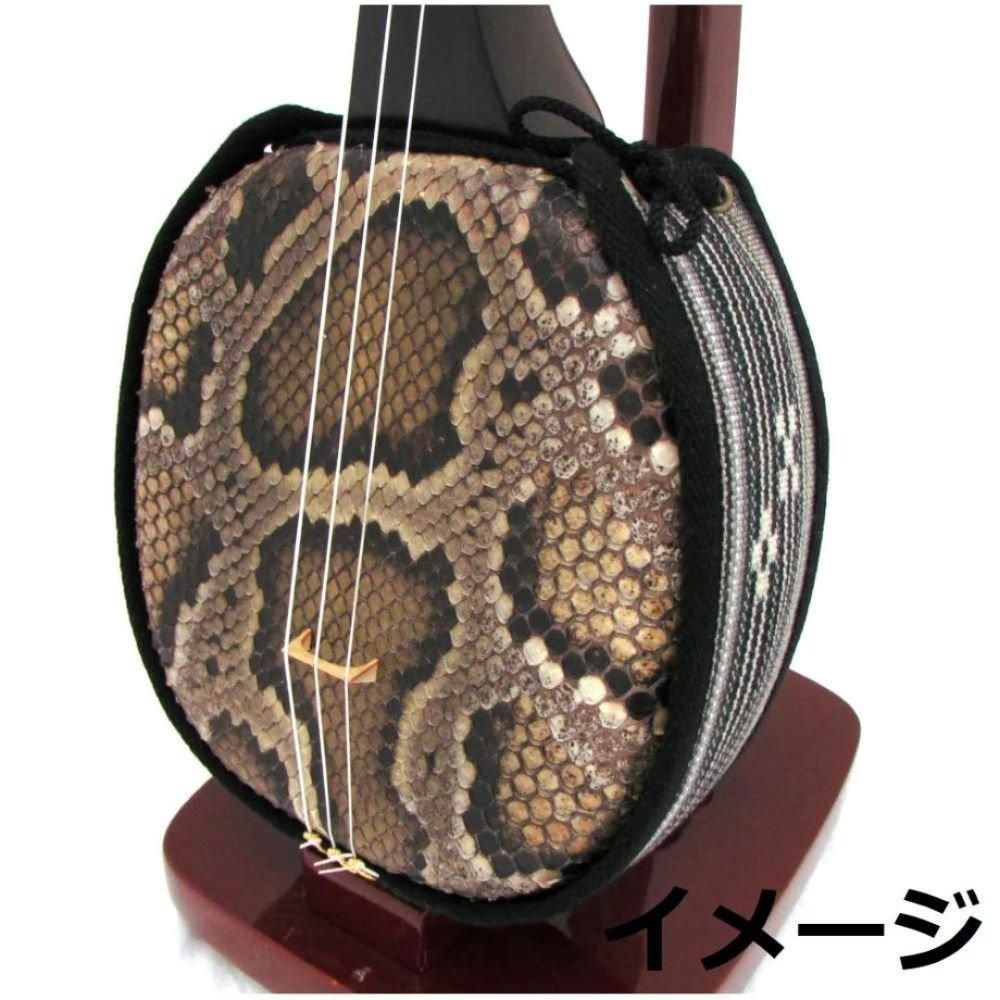 【YU-Uu】三線（合皮）ワインレッド　ミンサー織りティーガー YU-Uu様専用】三線（合皮）ワインレッド ミンサー織りティーガー