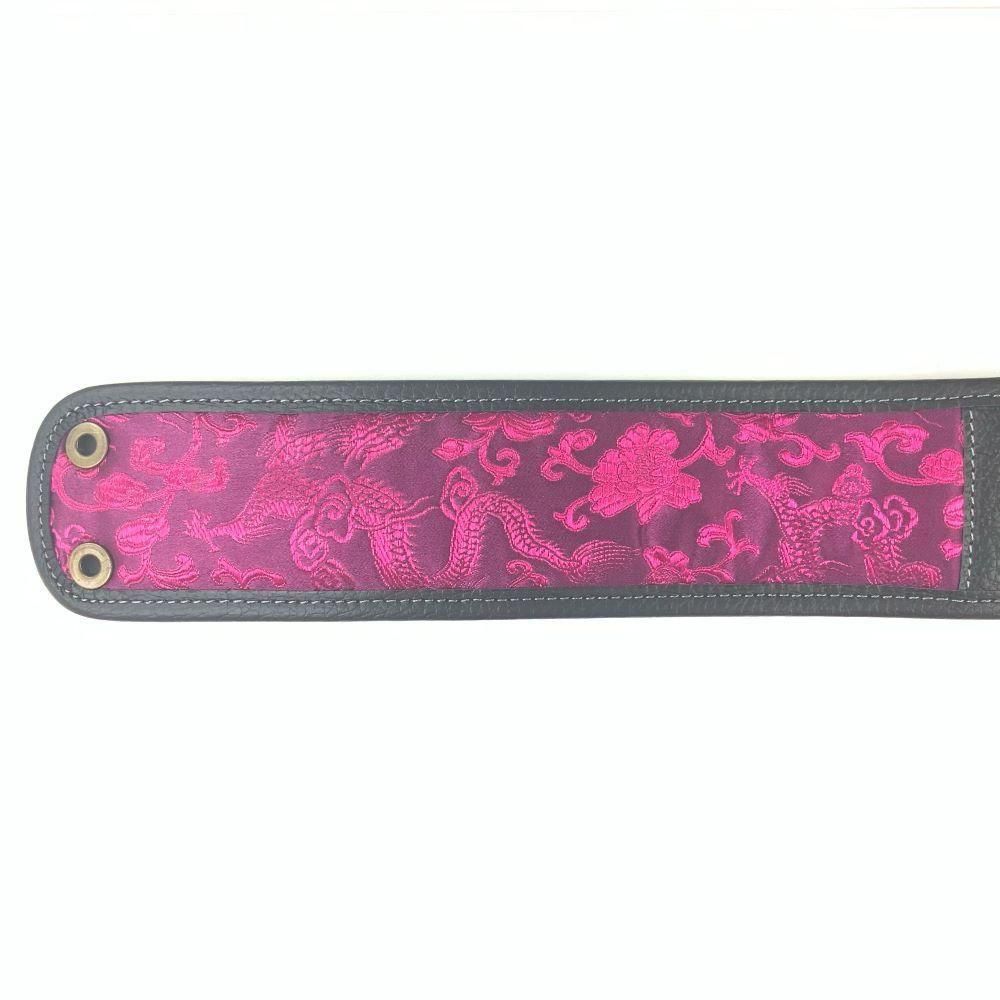 南風原型・久葉の骨型用 龍柄ティーガー 紫 - 三線組合onlineSHOP