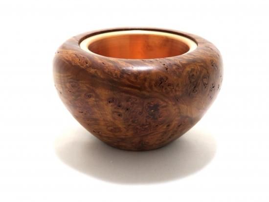 鉄鉢香炉 楓瘤材 無垢仕上 導師用