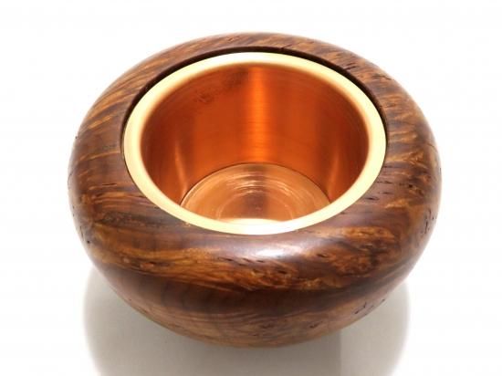鉄鉢香炉 楓瘤材 無垢仕上 導師用