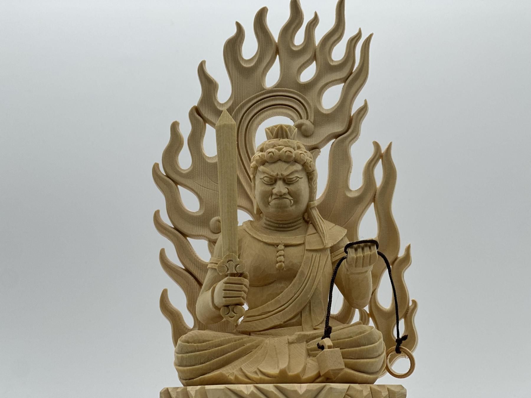 不動明王坐像 檜製