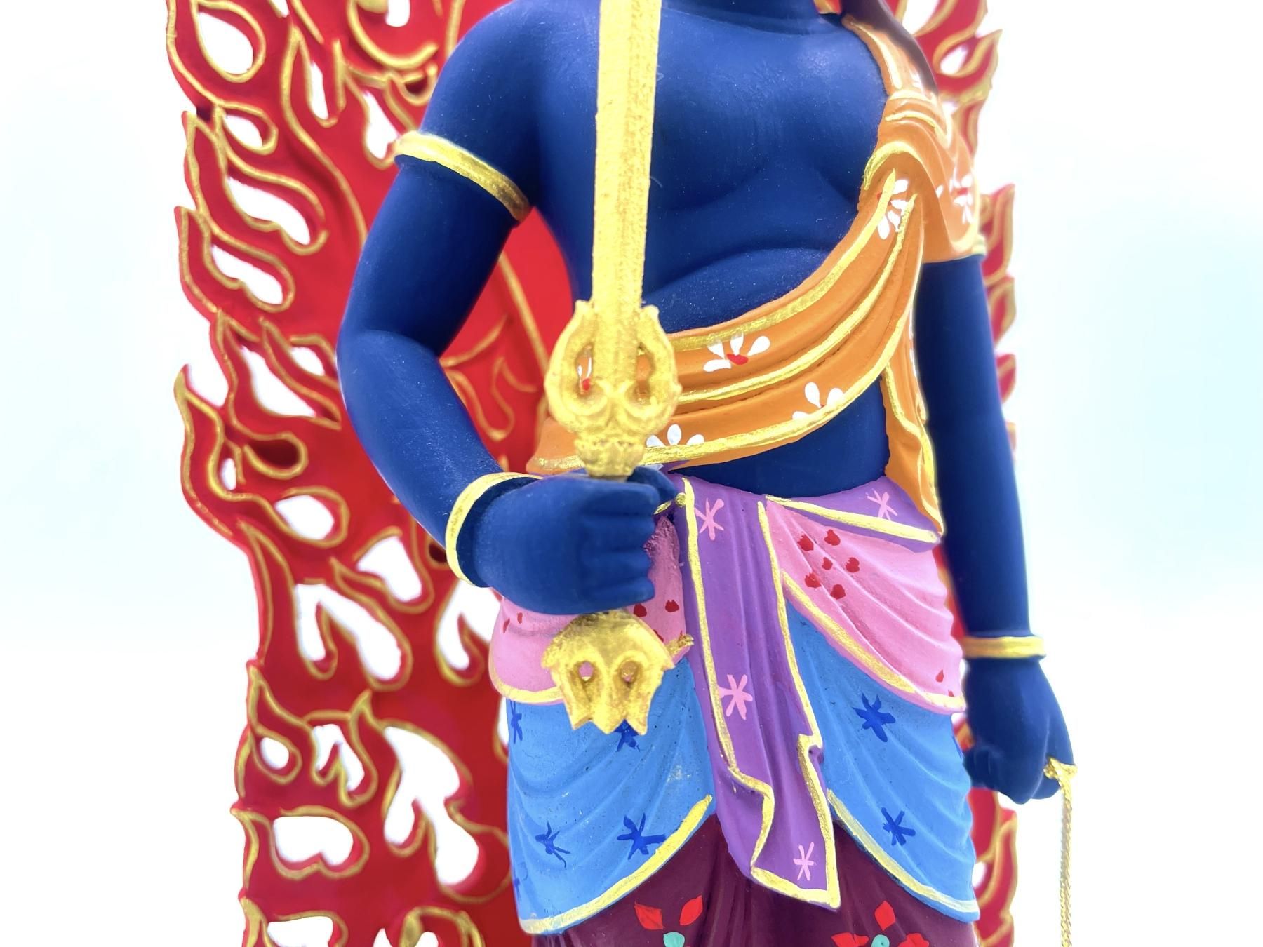 仏像 RIYAK 彩色不動明王