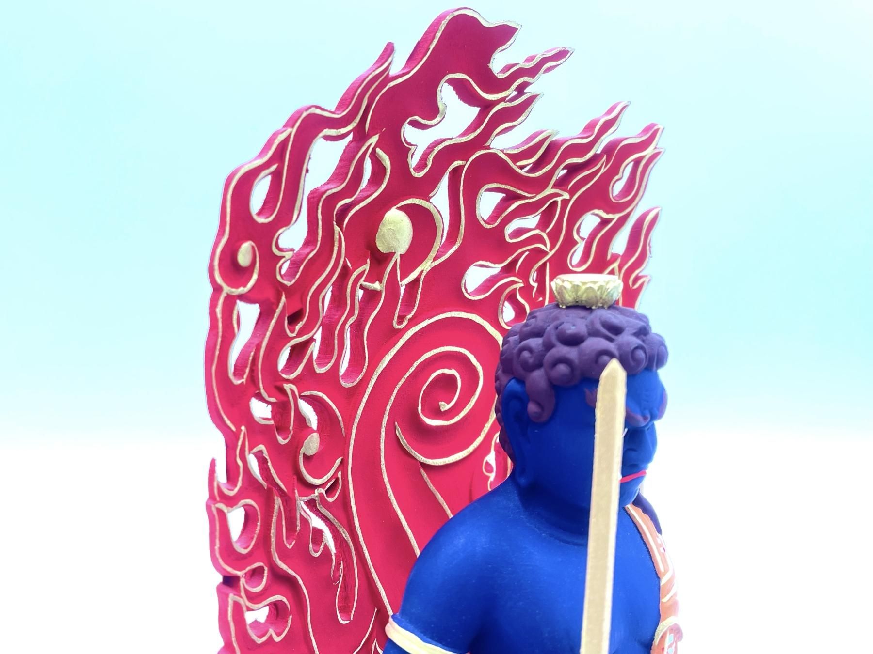 仏像 RIYAK 彩色不動明王