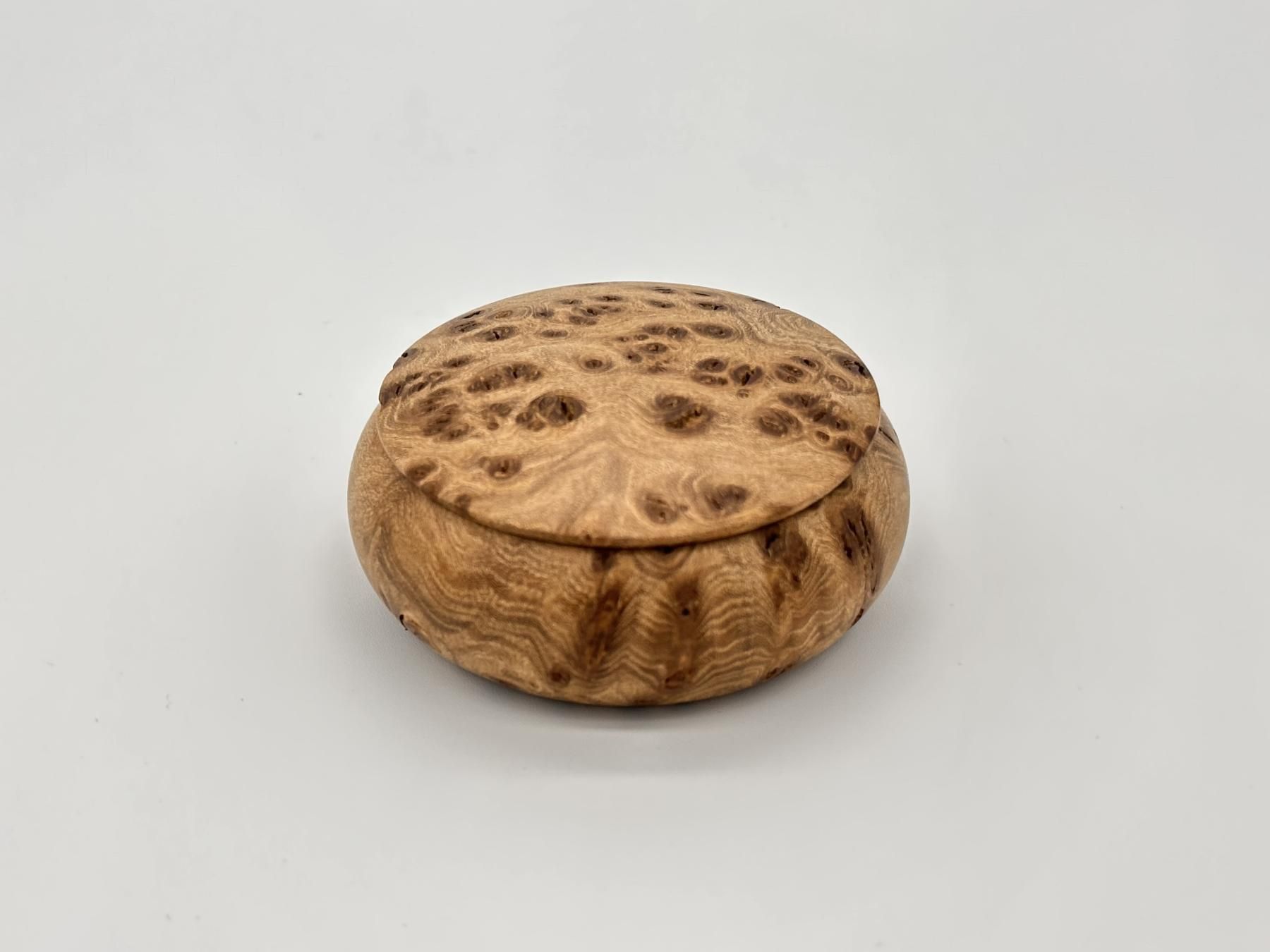 限定】香合 欅瘤杢 7㎝ 饅頭型