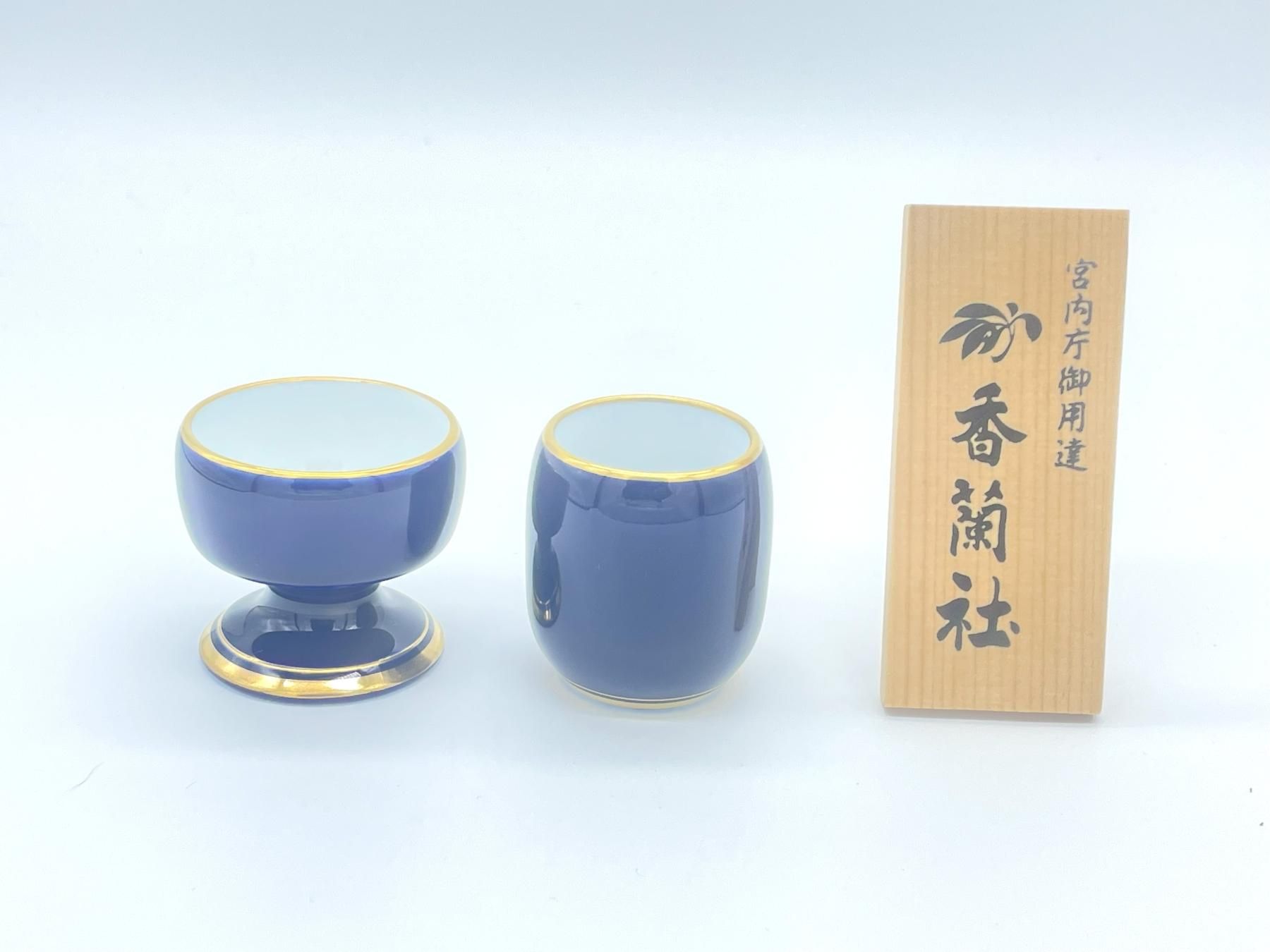 具足 香蘭社 ルリ金線 五具足 モダン仏具セット 具足 香蘭社 ルリ金線 五具足 モダン仏具セット