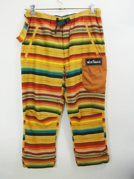 新品WILDTHINGS×FRAPBOISフラボア セラペ柄クライミングパンツ2 新品WILDTHINGS×FRAPBOISフラボア セラペ柄クライミングパンツ2