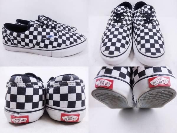 VANS ERA PRO US10/28白 黒チェッカー バンズ エラ プロ VANS ERA PRO US10/28白 黒チェッカー バンズ エラ プロ