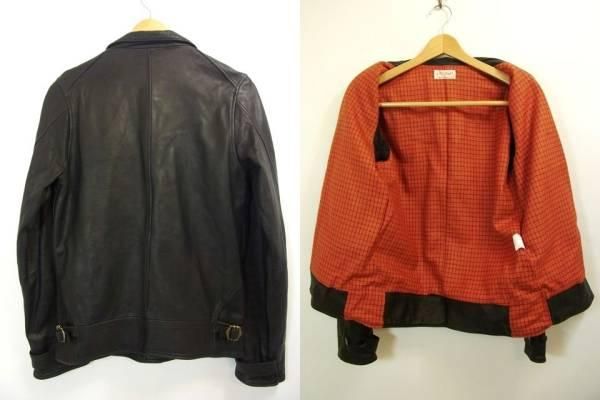 12AWオーシースタイルO.C STYLEレザージャケット黒M - NEWJOKE 12AWオーシースタイルO.C STYLEレザージャケット黒M - NEWJOKE