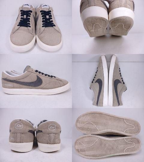 11年製 NIKE × uniform experiment FRAGMENT TENNIS CLASSIC AC MD US11/29.0cm 灰紺  テニスクラシック ナイキ 377812-041 - NEWJOKE ONLINE STORE