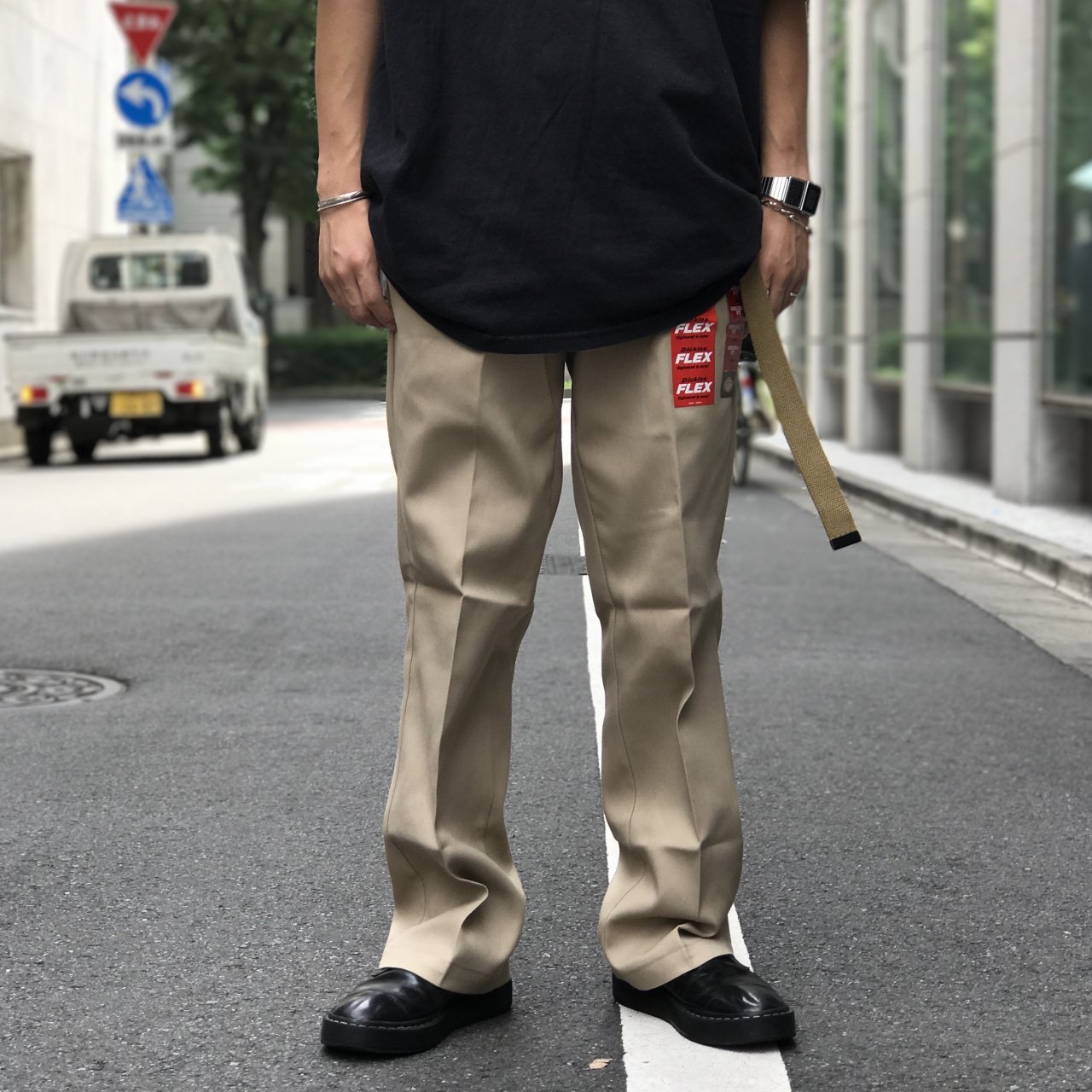 日本未発売 新品 Dickies 874 Flex Work Pants Khaki ディッキーズ 874 フレックス ワークパンツ カーキ ストレッチ Newjoke Online Store