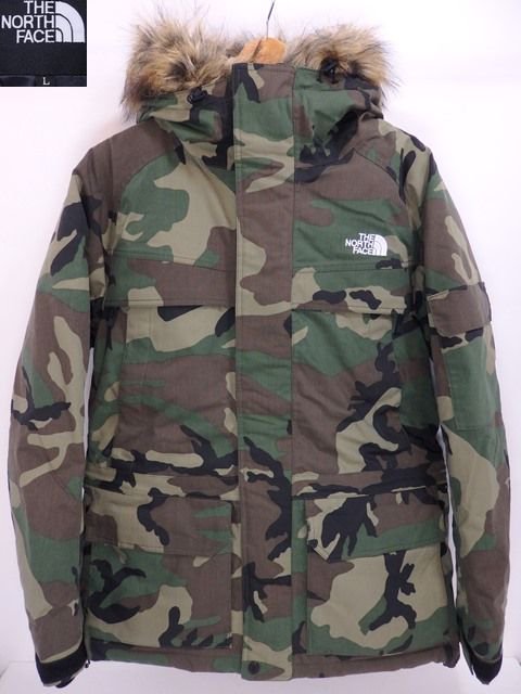 The North Face Novelty Mcmurdo Parka L カモ柄 ノースフェイス ノベルティーマクマードパーカ 迷彩 ダウン アウトドア Newjoke Online Store