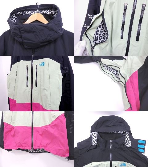 07SS SUPREME × THE NORTH FACE MOUNTAIN SUPREME GUIDE JACKET 黒ピンク XL シュプリーム  ノースフェイス コラボ 1st マウンテンパーカー - NEWJOKE ONLINE STORE