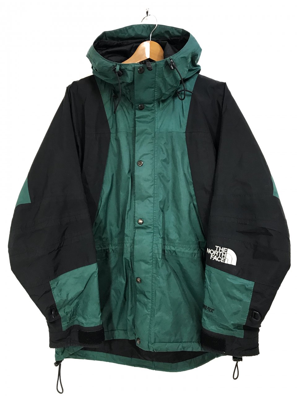s THE NORTH FACE Mountain Light Jacket 緑黒 S ノースフェイス