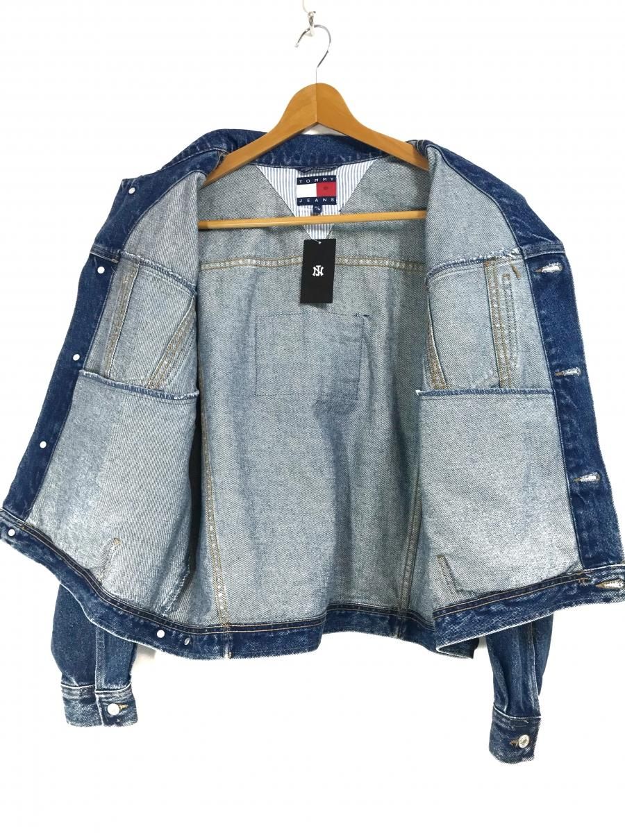 Tommy Jeans デニムジャケット Gジャン 星条旗 フラッグタグ-