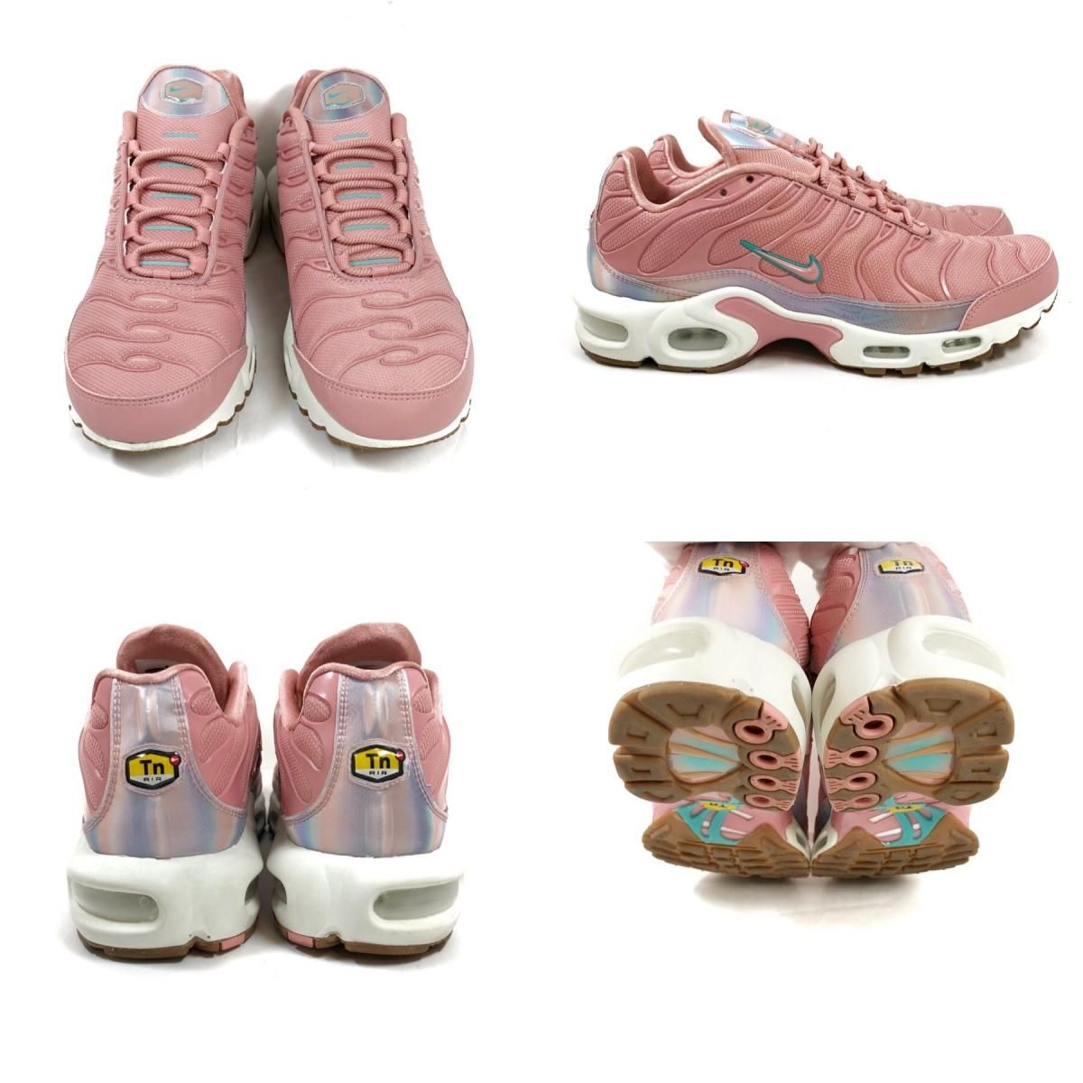 日本未発売 17年製 NIKE AIR MAX PLUS SE RED STARDUST WMNS US10/27.0 ピンク ナイキ エアマックス  プラス 虹 オーバーレイ 862201-600 - NEWJOKE ONLINE STORE