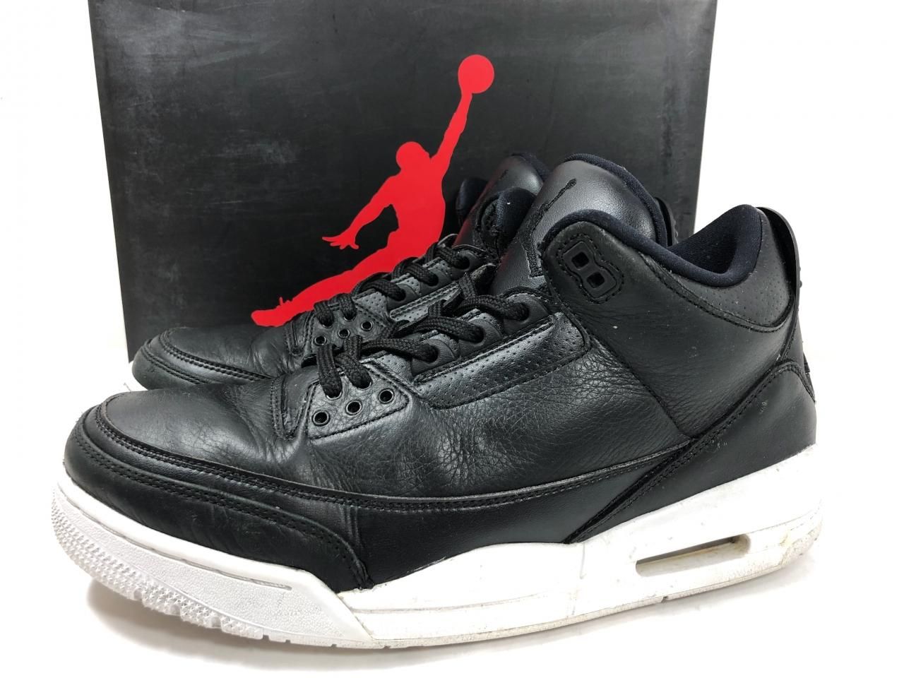 16年製 NIKE AIR JORDAN 3 RETRO BLACK/BLACK-WHITE US10/28.0 黒 ナイキ エア ジョーダン 3  レトロ 136064-020 - NEWJOKE ONLINE STORE