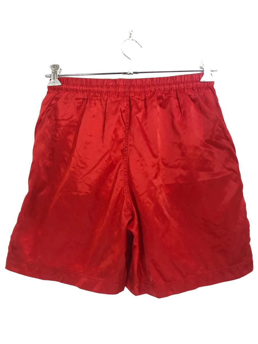 90s NIKE Satin Nylon Swim Shorts 赤白 L 銀タグ ナイキ サテン