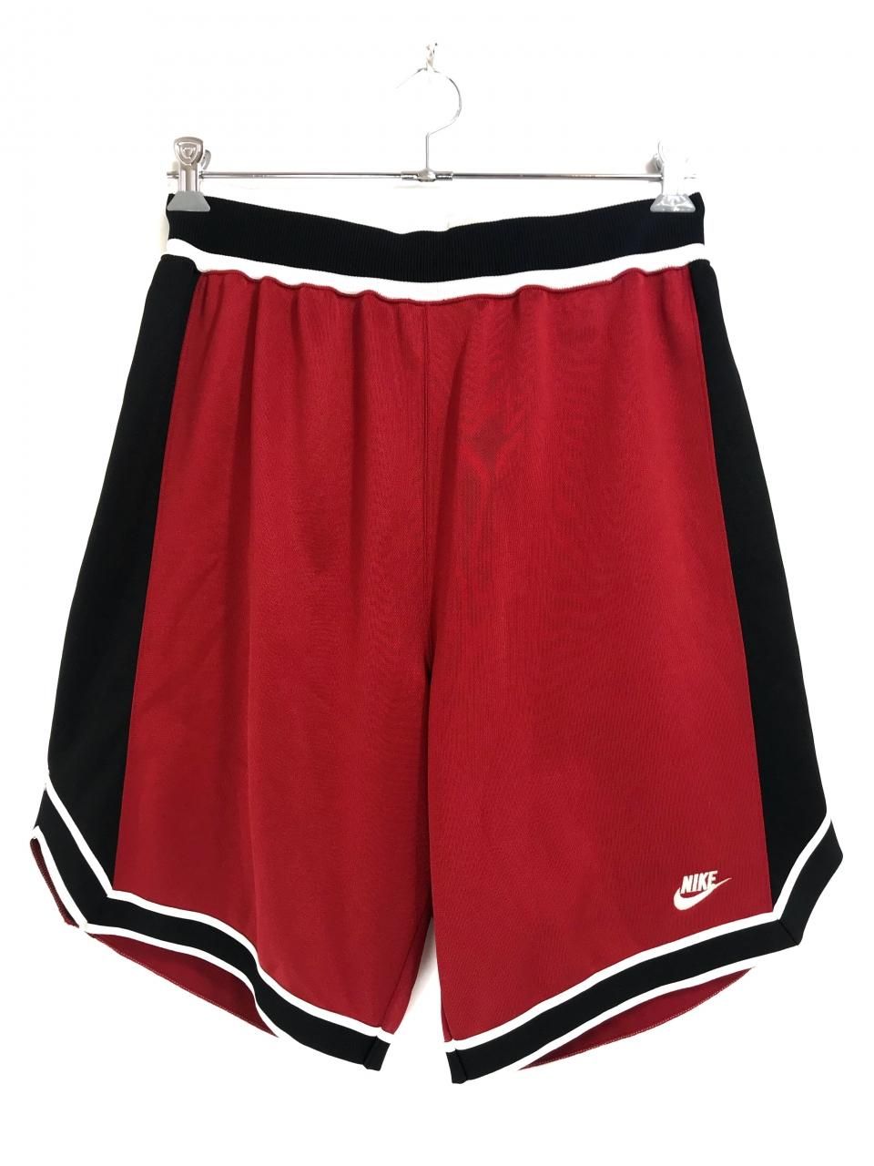 s NIKE Game Shorts 赤黒白 XL 銀タグ ナイキ バスパン ショーツ