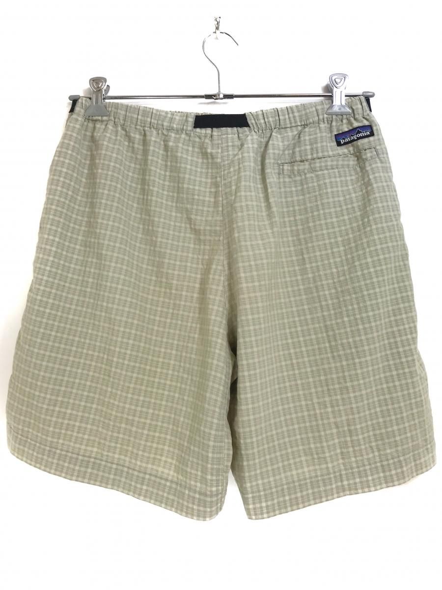00年製 Patagonia River Shorts ベージュ M 00s パタゴニア リバーショーツ チェック クライミングショーツ スイムショーツ 総柄 Sp00 Newjoke Online Store