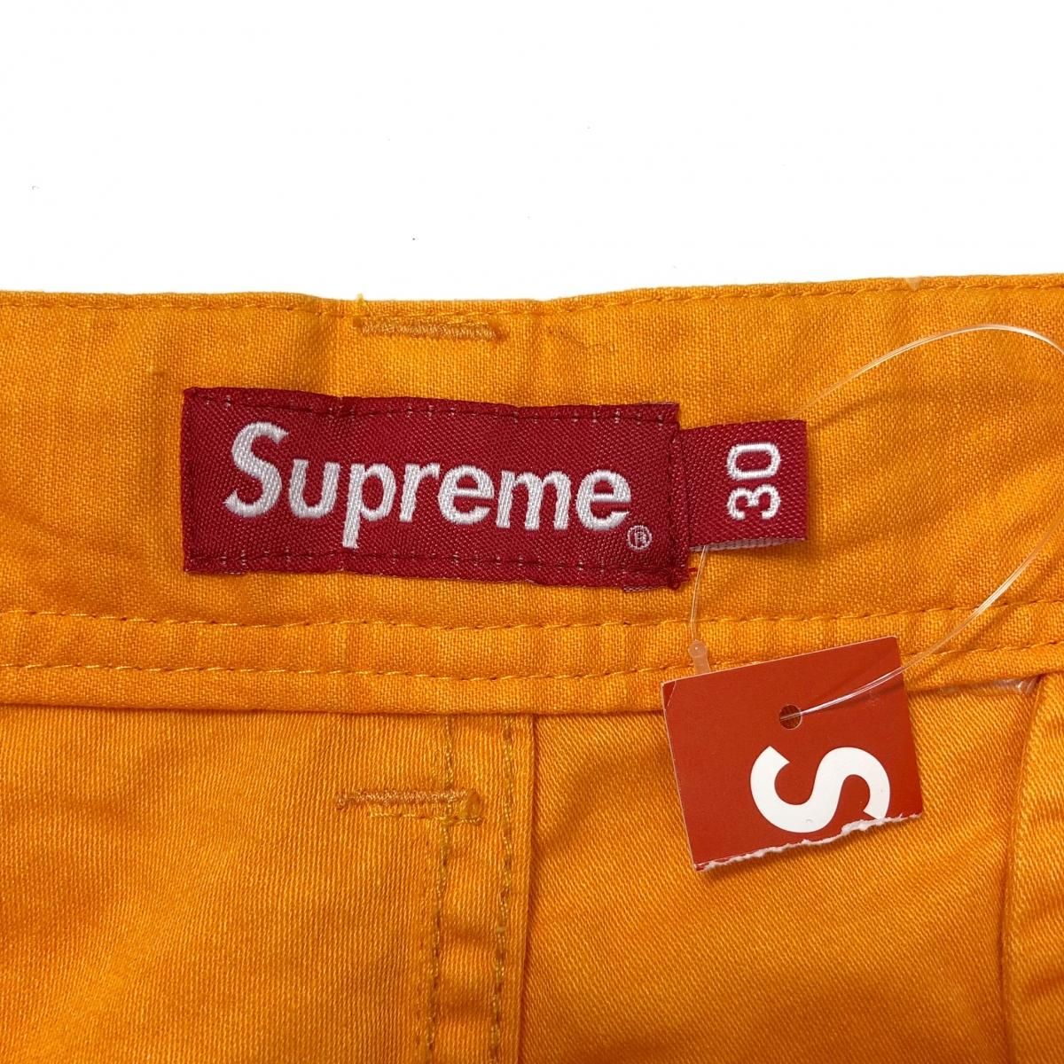 新品 18SS SUPREME × SPITFIRE Cargo Short (ORANGE) 30
