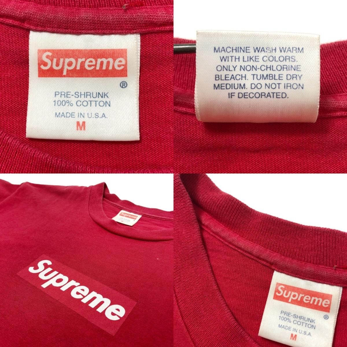 00s SUPREME Box Logo S/S Tee (RED) M シュプリーム ボックスロゴ ...