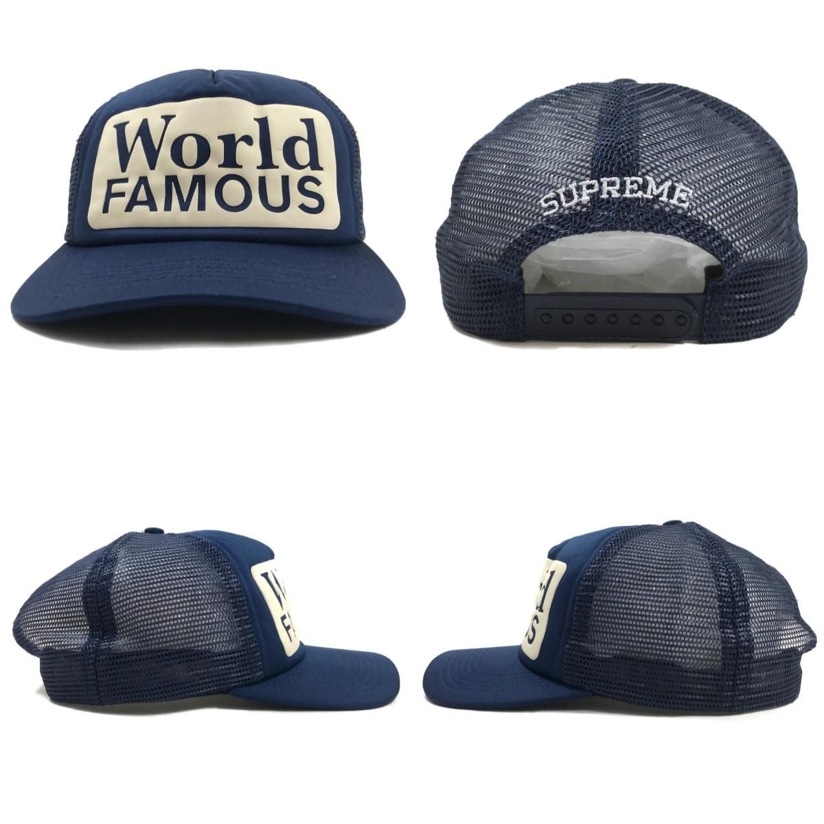13SS SUPREME World Famous Mesh 5-Panel Cap (NAVY 13SS SUPREME World Famous Mesh 5-Panel Cap (NAVY