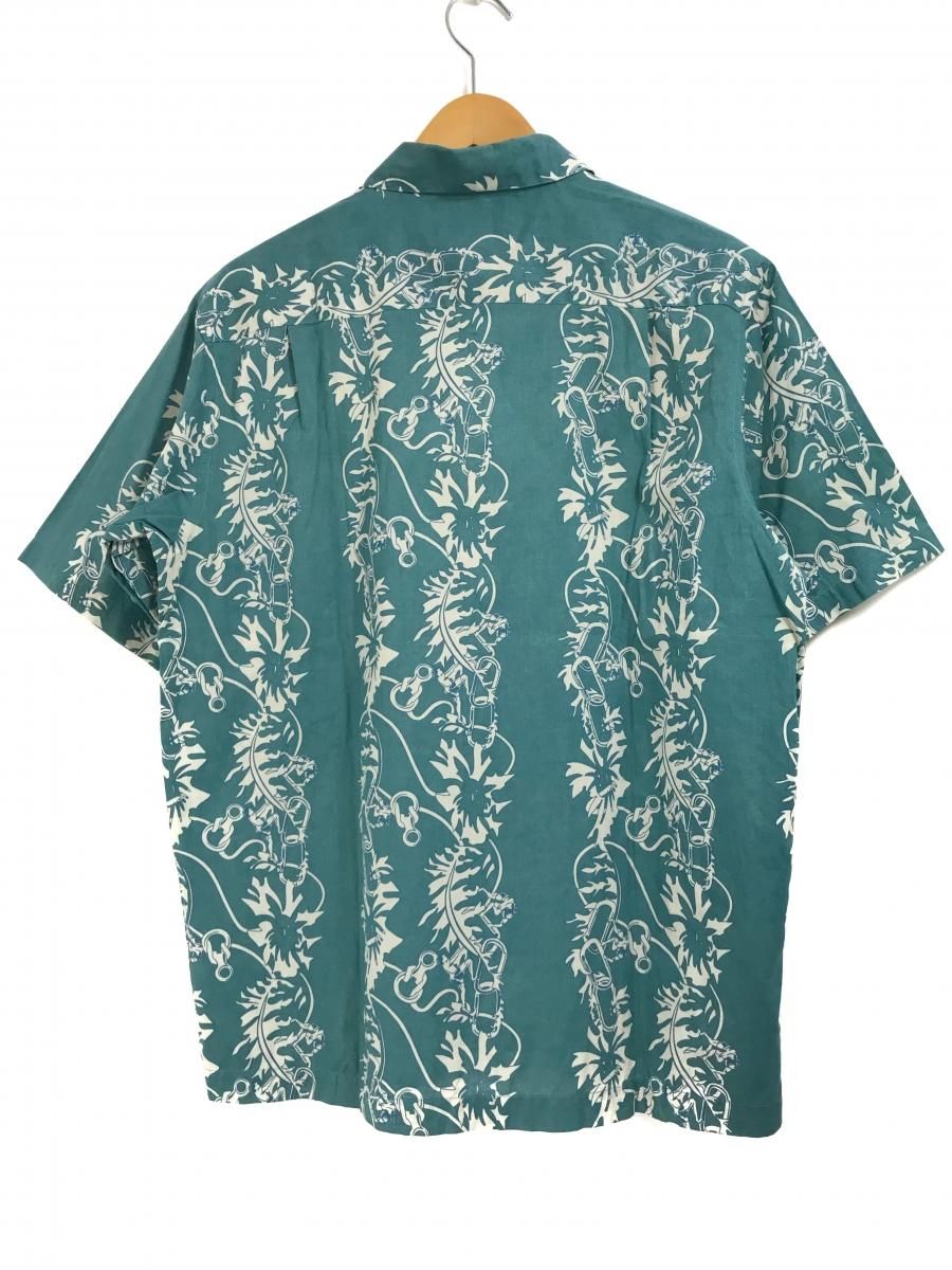 パタゴニア patagonia PATALOHA パタロハ 1986年製 エンゼルフィッシュ柄 半袖アロハシャツ ライトブルーxブルーxレッド【サイズL】【メンズ】