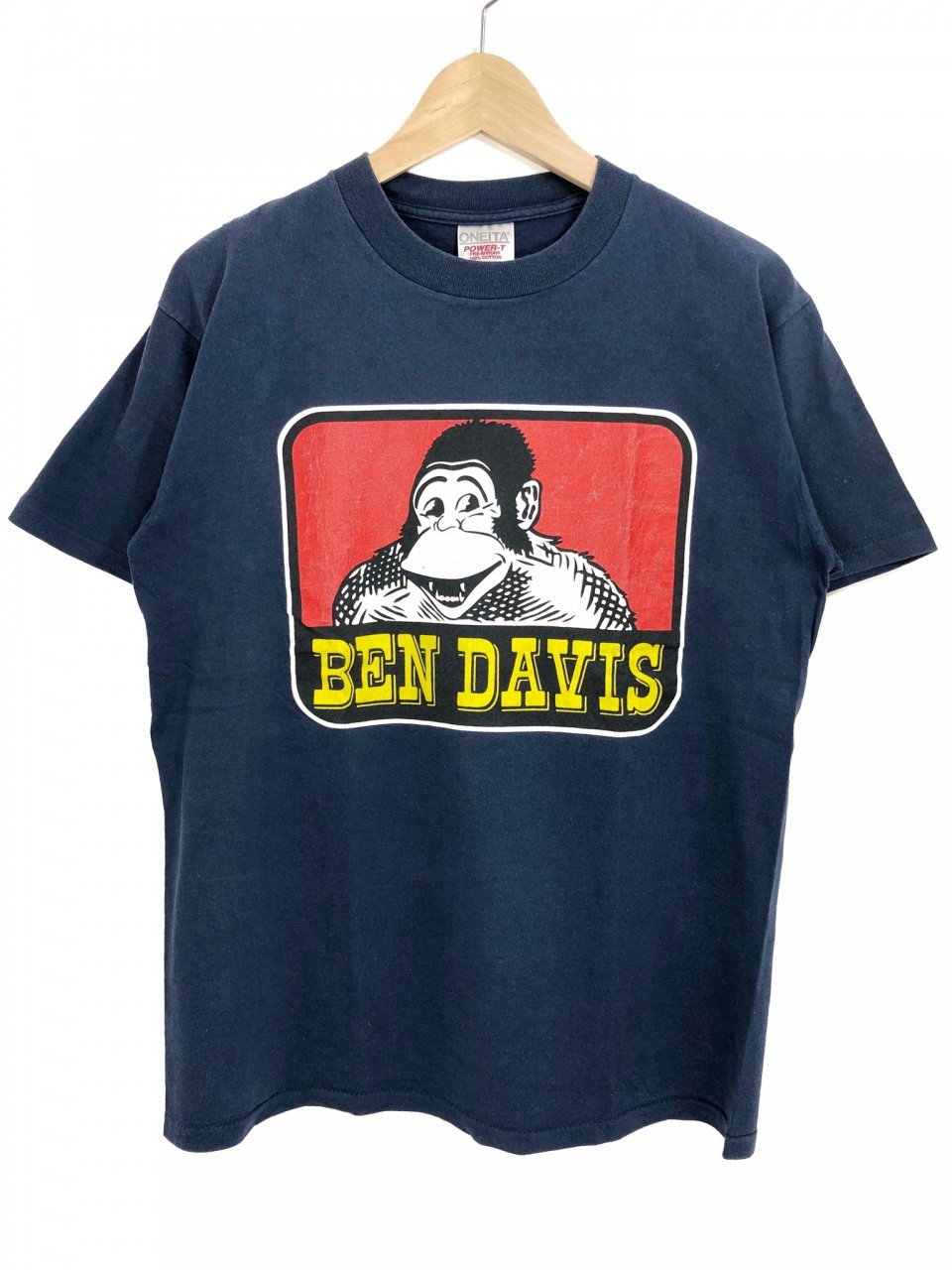 USA製 90s BEN DAVIS Logo S/S Tee 紺 M ベンデイビス ロゴ 半袖 Tシャツ - NEWJOKE ONLINE STORE