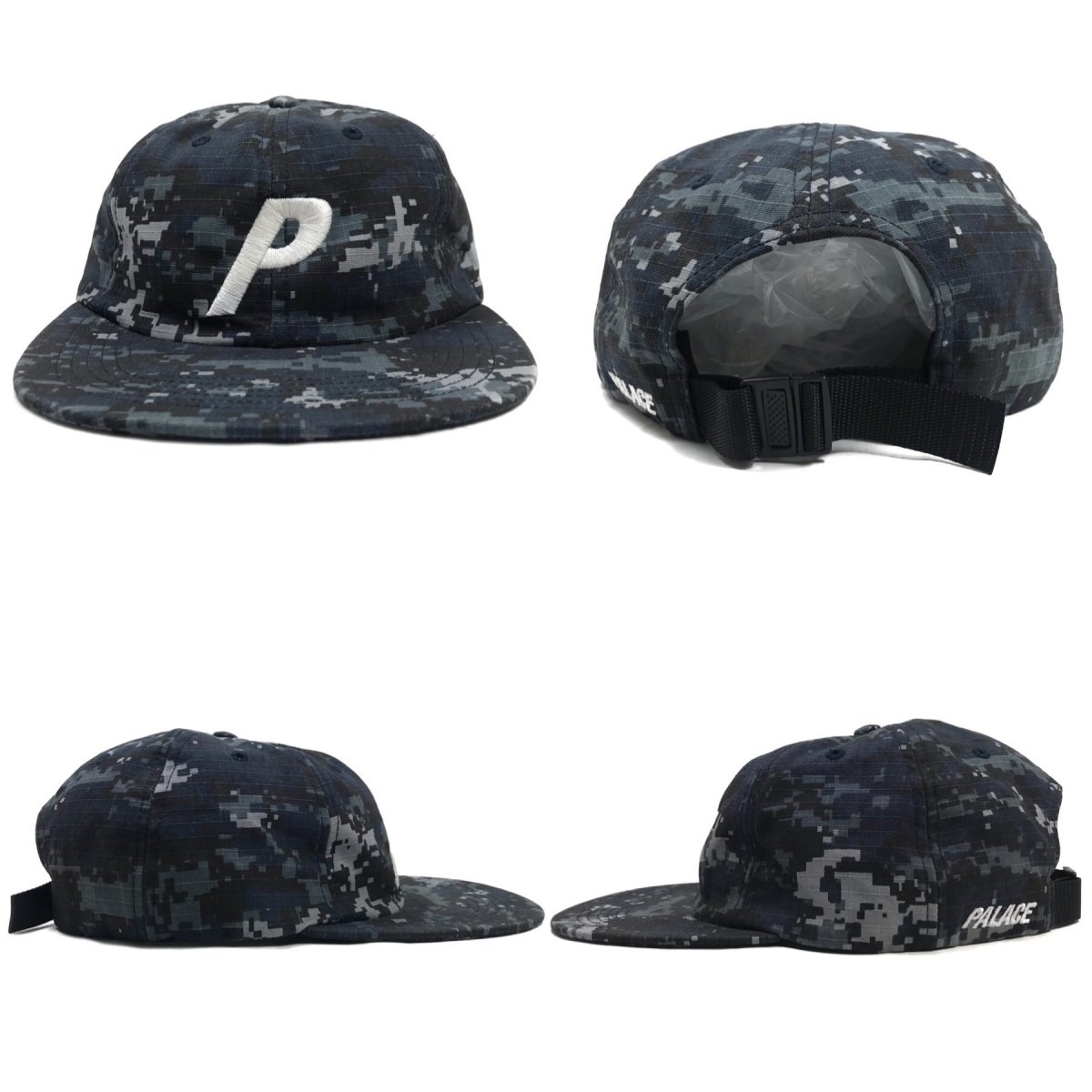 17SS PALACE Pal Hat Camo 6 Panel Cap (BLUE) パレス パルハット