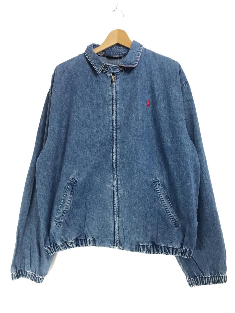 USA製 80s～90s Polo Ralph Lauren Denim Drizzler Jacket #4 薄青 L ...