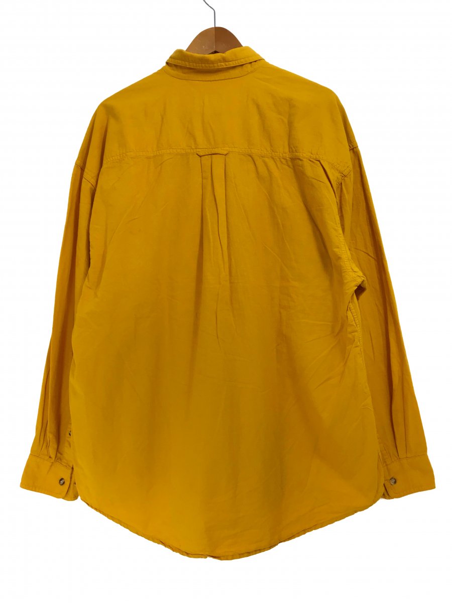 USA製 90s OLD GAP Cotton BD L/S Shirts 黄色 XL オールド