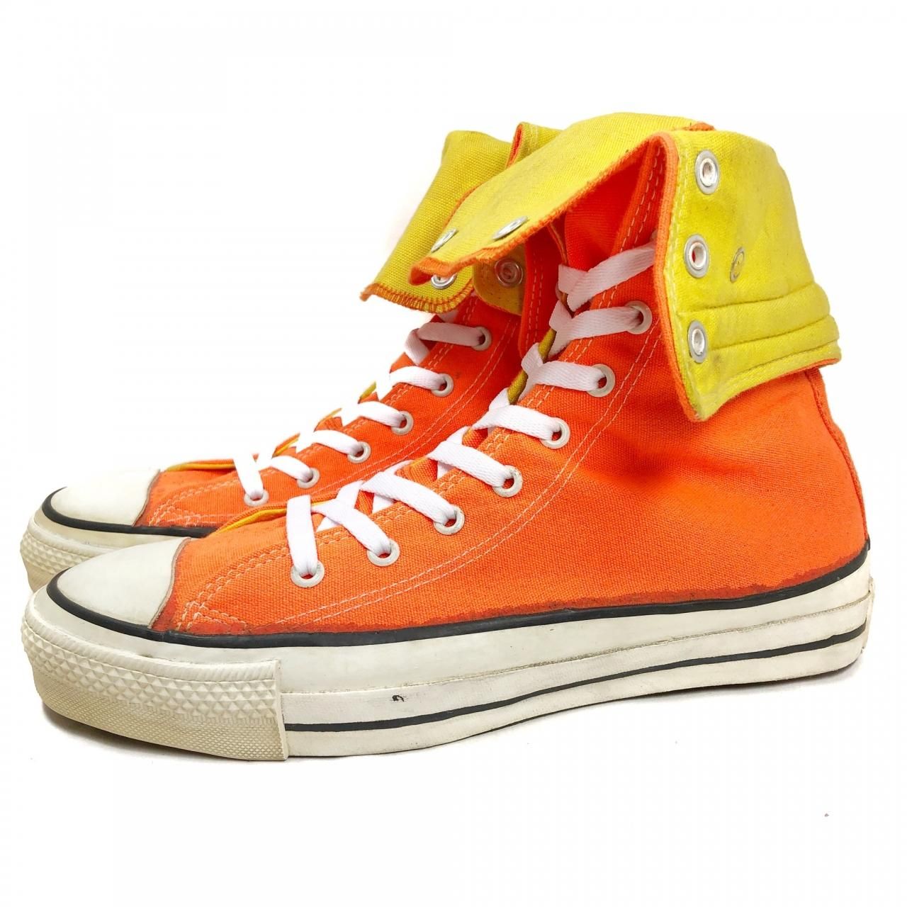 USA製 80s CONVERSE ALL STAR KNEE HI (ORANGE/YELLOW) US7.5/26.0 コンバース オールスター  スニーカー オレンジ 黄 ニーハイ - NEWJOKE ONLINE STORE