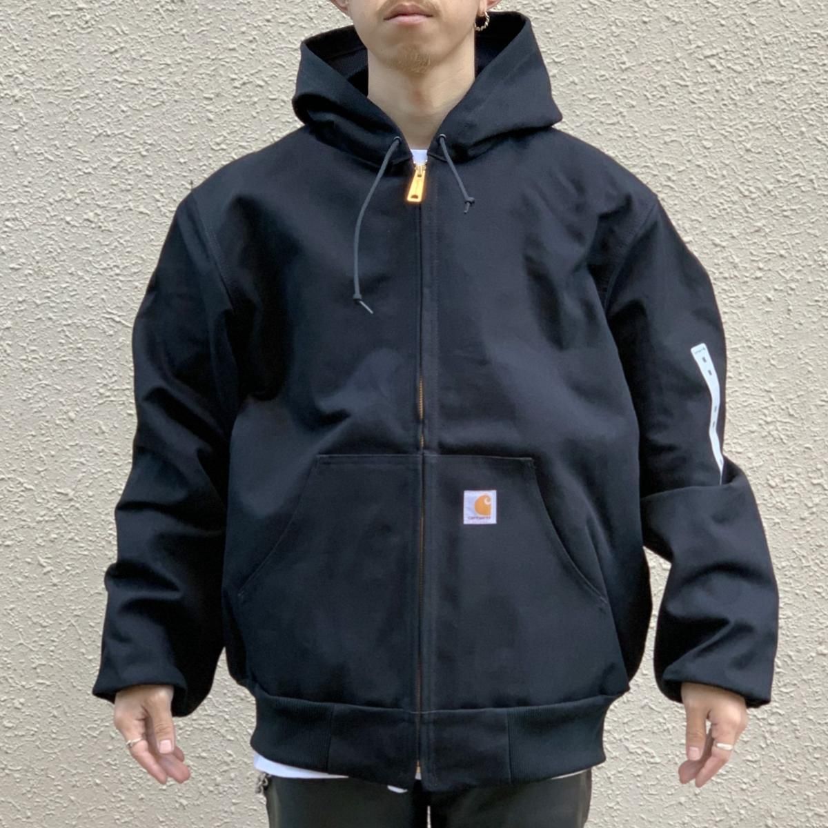 新品 US企画 Carhartt Thermal Lined Duck Active Jacket (BLACK