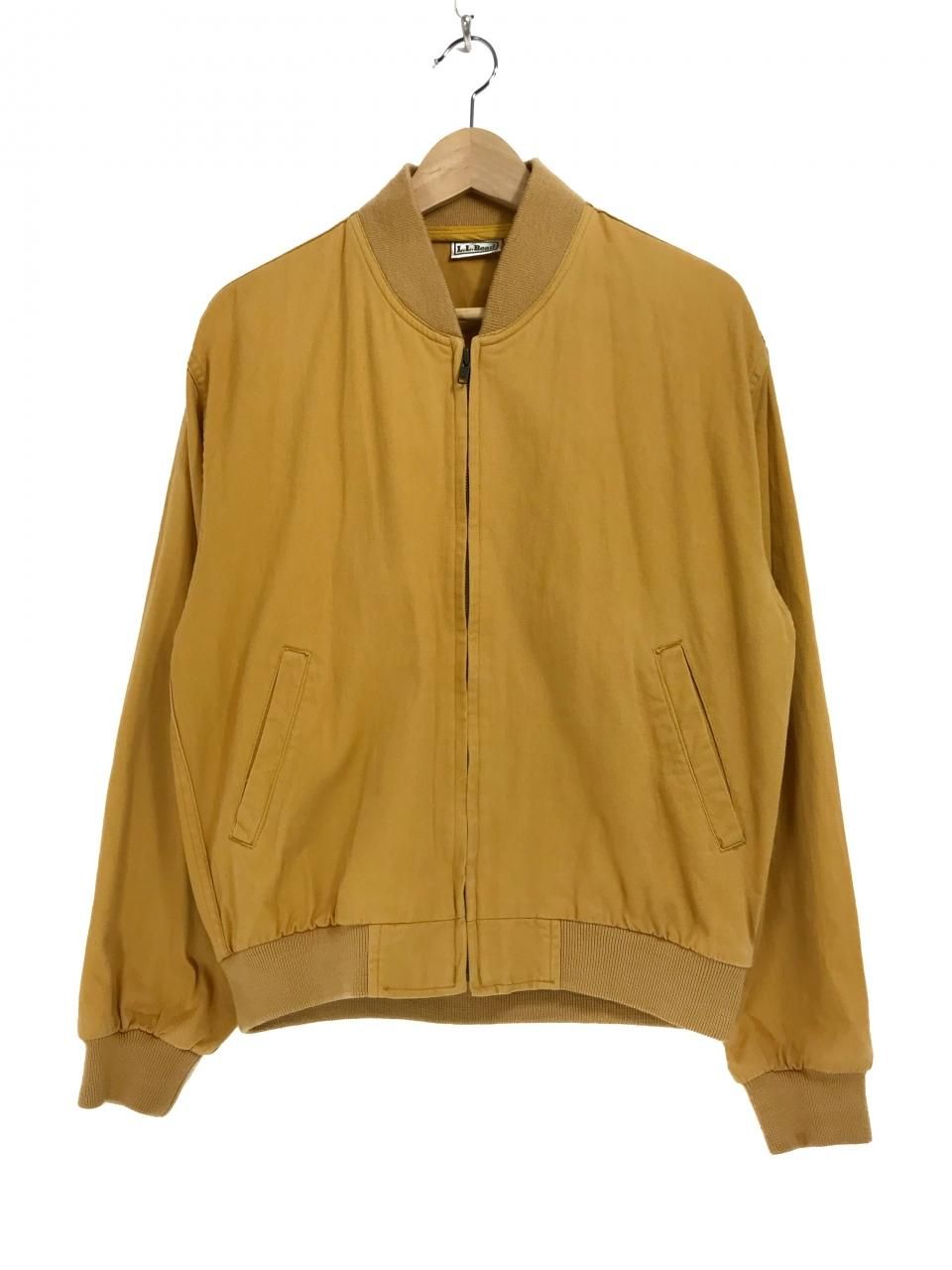 L.L.Bean Cotton Full-Zip Blouson 黄色 S エルエルビーン L.L.Bean Cotton Full-Zip Blouson 黄色 S エルエルビーン