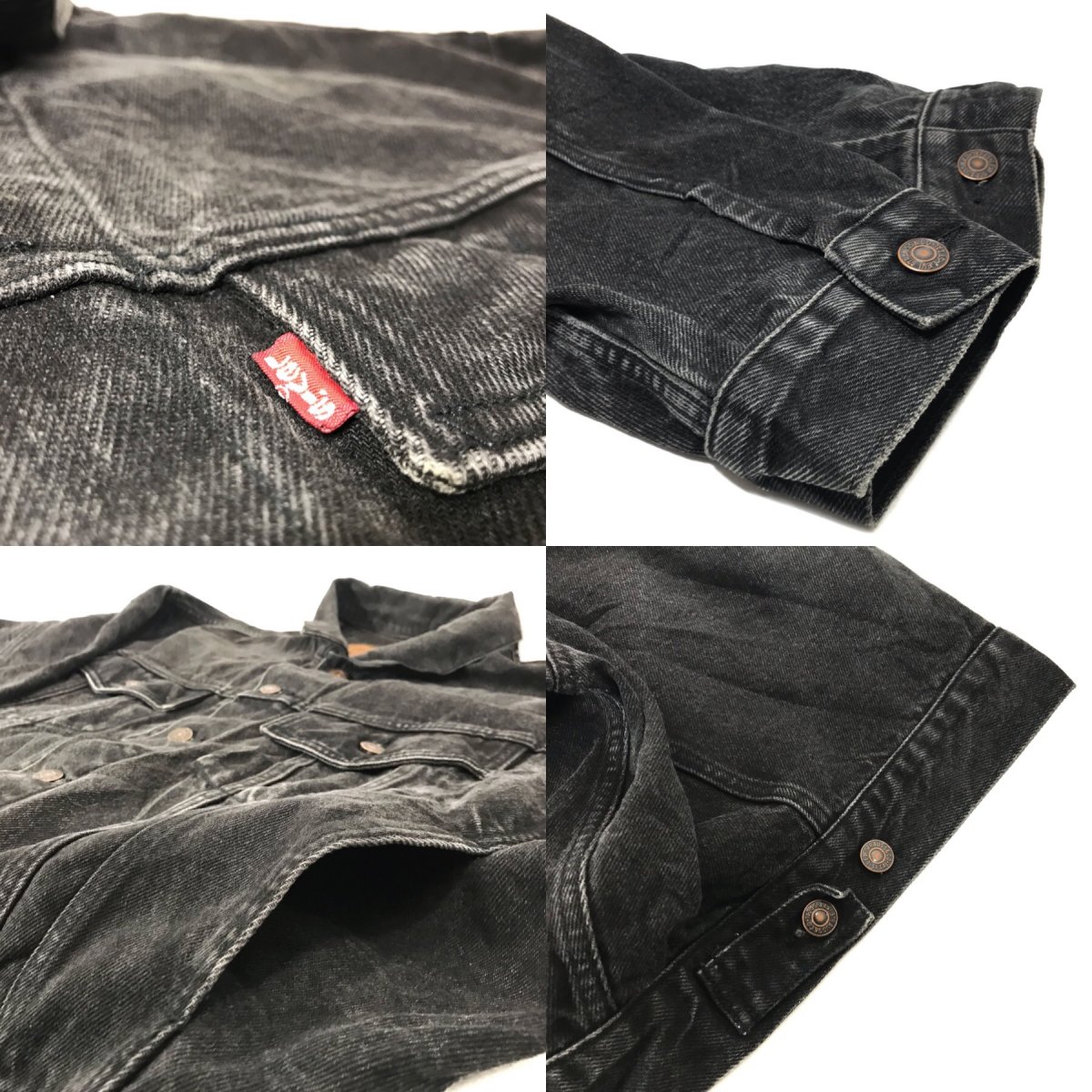 90s Levi's 70598-4159 Denim Jacket 黒 M Levis リーバイス デニム