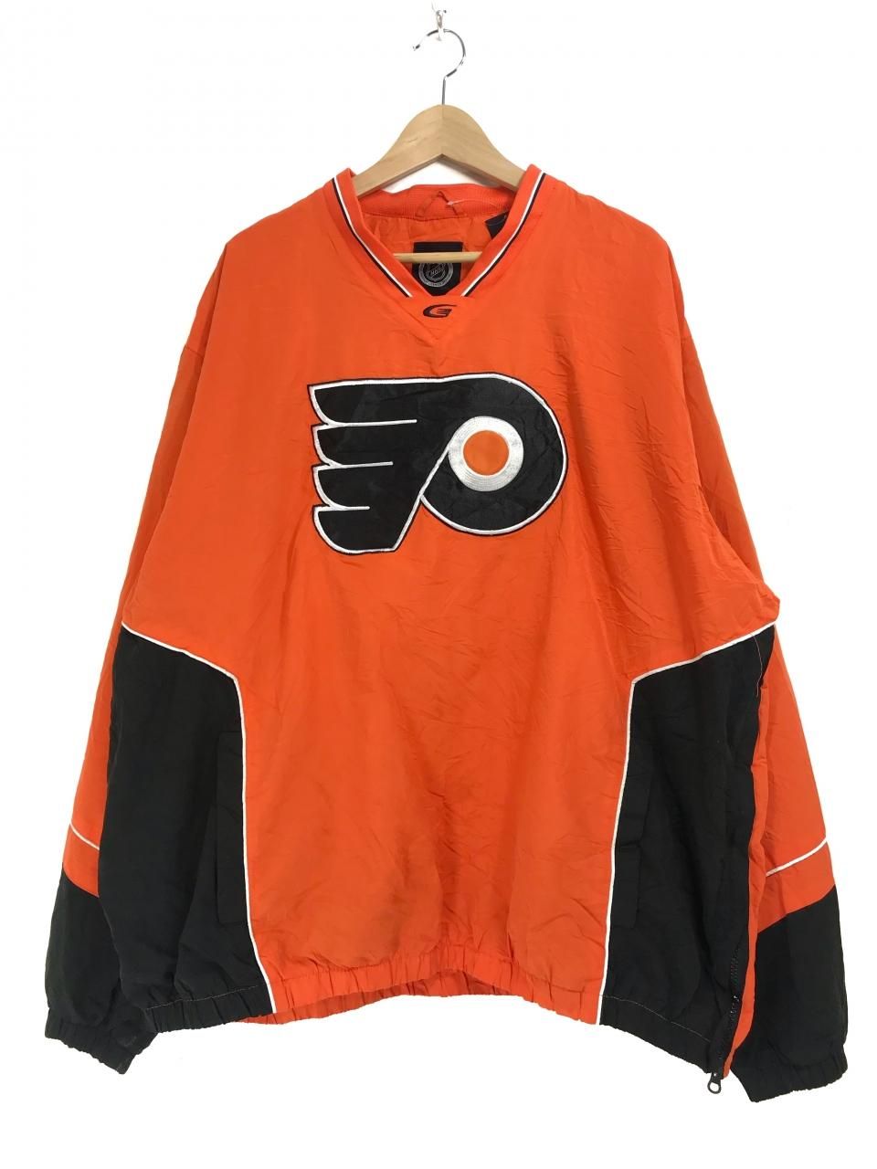 SALEM NHL フィラデルフィア フライヤーズ Philadelphia Flyers 両面プリント スポーツプリントTシャツ USA製 メンズM /eaa337458