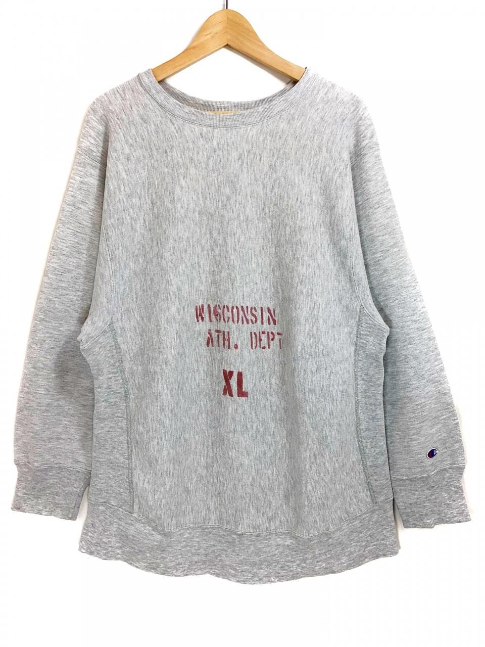 Usa製 80s Champion R W Sweatshirt Wisconsin 灰 Xl トリコタグ チャンピオン リバースウィーブ スウェット ウィスコンシン 染み込みプリント カレッジ Newjoke Online Store Usa製 80s Champion R W Sweatshirt Wisconsin 灰 Xl トリコタグ チャンピオン リバースウィーブ スウェット ウィスコンシン 染み込みプリント カレッジ Newjoke Online Store