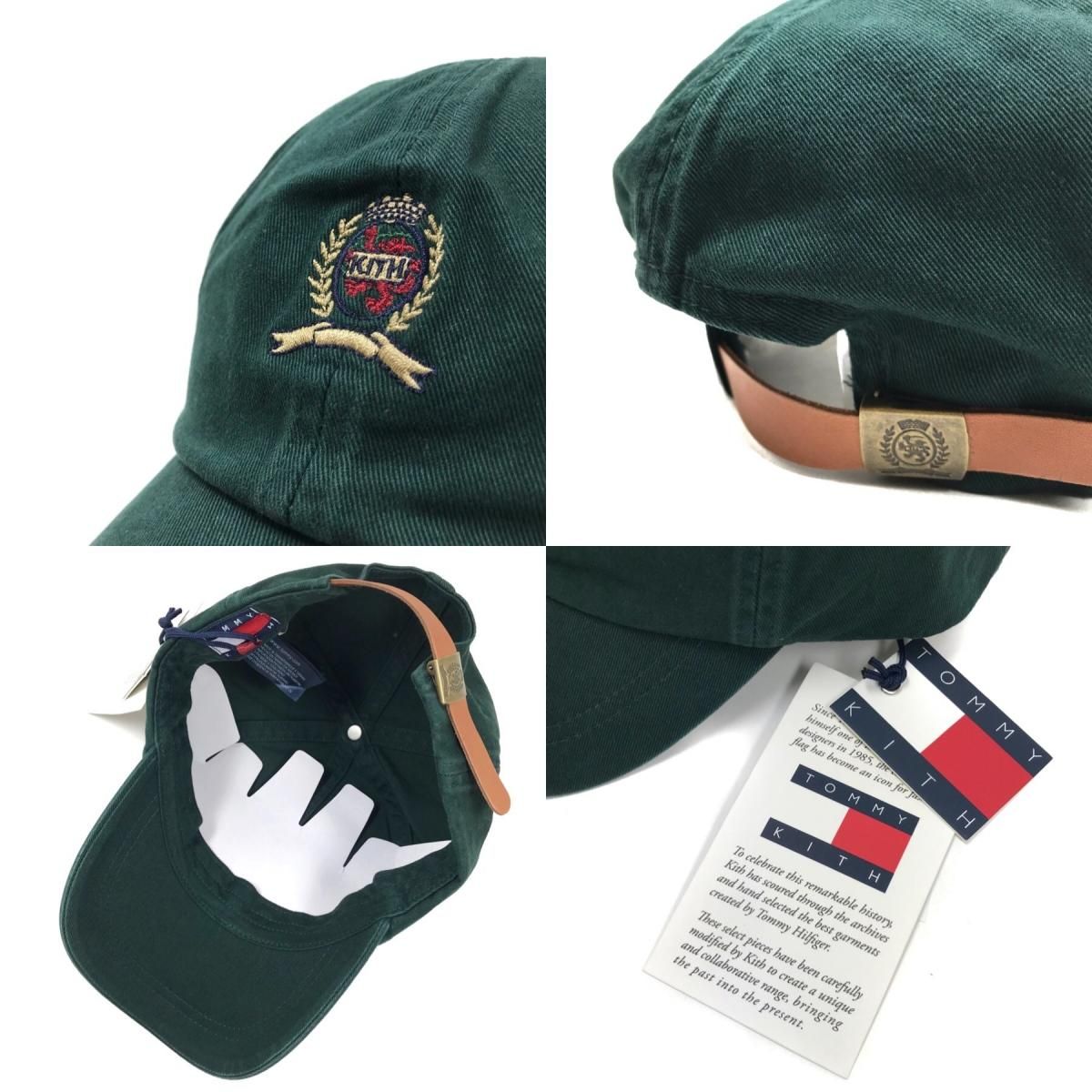 KITH × TOMMY HILFIGER CREST CAP (FOREST) キース キス トミー KITH × TOMMY HILFIGER CREST CAP (FOREST) キース キス トミー