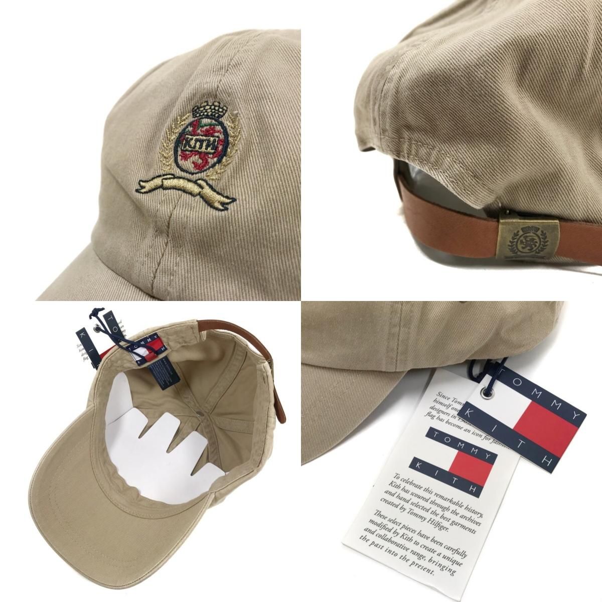 KITH × TOMMY HILFIGER CREST CAP (KHAKI) キース キス トミー KITH × TOMMY HILFIGER CREST CAP (KHAKI) キース キス トミー
