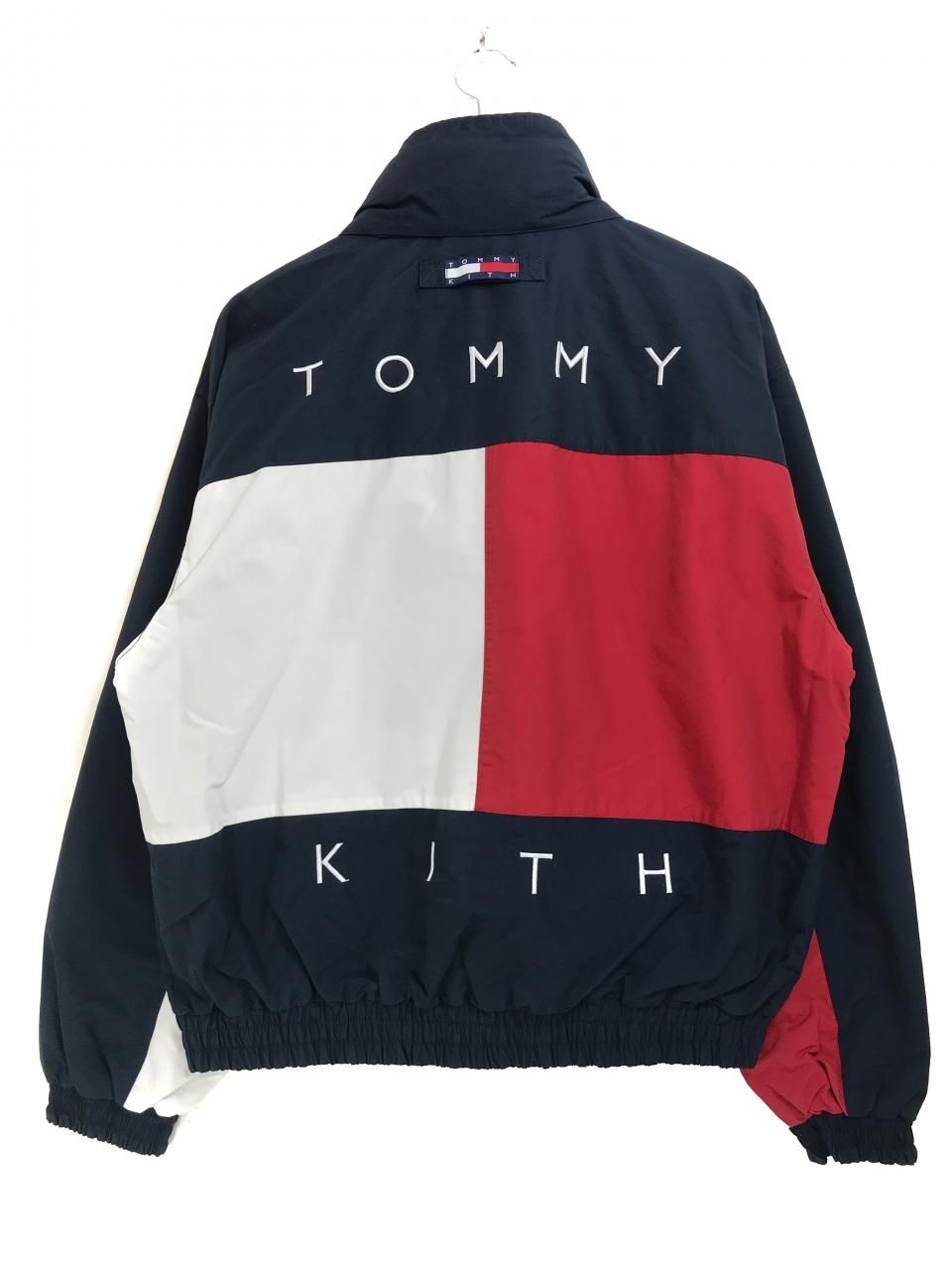 KITH × TOMMY HILFIGER REVERSIBLE COLOR BLOCK JACKET (NAVY) キース トミーヒルフィガー  リバーシブル ナイロンジャケット 紺 コラボ - NEWJOKE ONLINE STORE